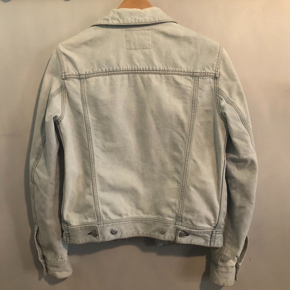 ACNE STUDIOS UNISEX DENIM JEAN JACKET LT WASH ITALY SZ 44 WESTERN CORE - Picture 5 of 11